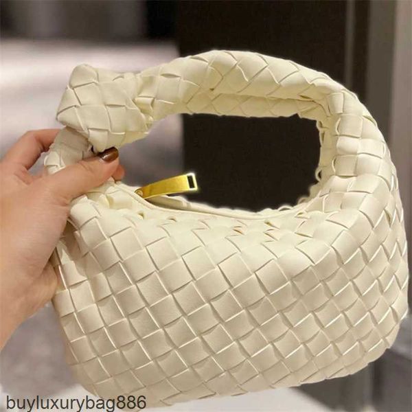 Bolsas femininas de luxo Botteg Venetas Bolsa de couro Top Hadle Bolsas de ombro Crossbody Pequena Jodie Bolsa Mulheres Nó Embreagem Qualidade Jode Luxo Designer Weave Bolsa Bra HBKN