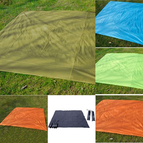 Novas almofadas ao ar livre resistente ao desgaste ao ar livre tapete de pano oxford toldo acampamento impermeável e à prova de umidade tapete de lona tenda mat300x300cm