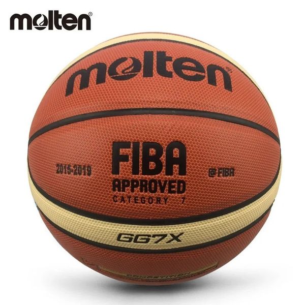 Bola de basquete derretida de bolas GG7X Official de couro PU Outdoor de correspondência interna Treinando homens homens de alta qualidade resistentes ao desgaste Baloncesto 231212