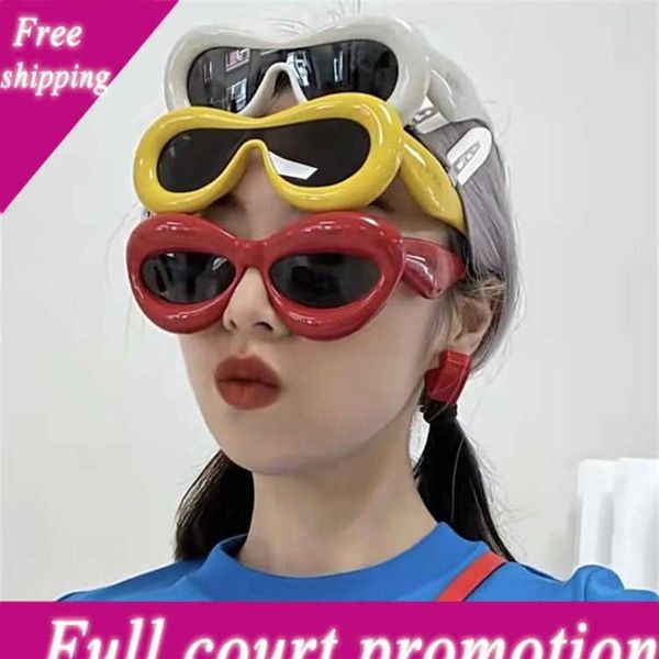 Designer-Sonnenbrille l Luoyijia Lip Plate Individuality Network Red Ins Same Lw40097230L