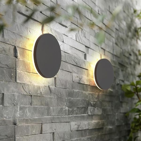 Lâmpadas de parede ao ar livre lâmpada led à prova dip65 água ip65 jardim luz decorativa varanda corredor iluminação do banheiro AC90-260V203h