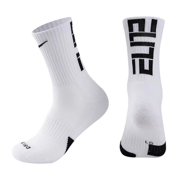 2023 männer Elite Basketball Socken Sportsocken Gepolsterte Mann Atmungsaktive Schweiß Mode Athletische Socken Mit haken Druck