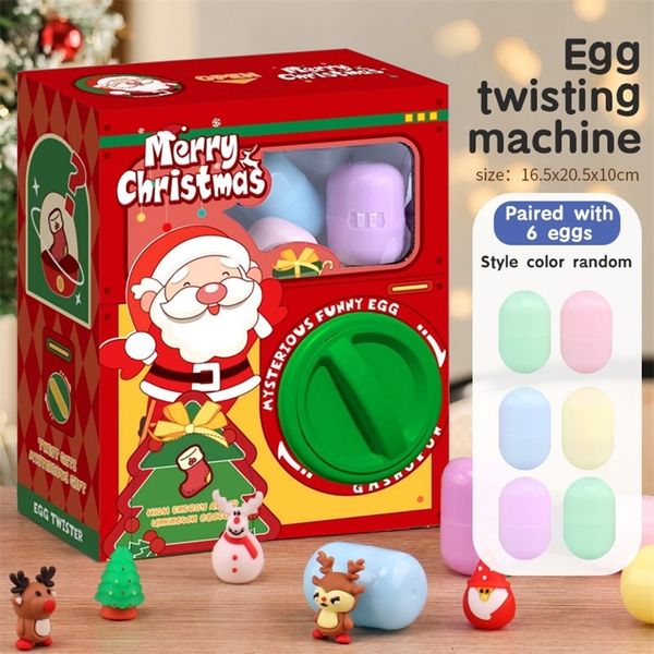 Weihnachten Spielzeug Liefert Blind Box Ei Verdrehen Maschine Haushalt Mini Cartoon kinder Überraschung Spaß Weihnachten Kinder Spielzeug Geschenke y231211