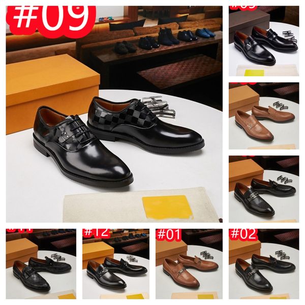 40-модель мужчин Loafers Light Leather Casual Designer Мужские прогулочные кроссовки для мужчин удобные кроссовки для мужских кроссовок Soft Loafer