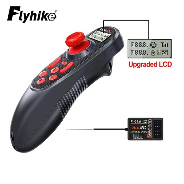 Diğer Oyuncaklar RC DS 600 6CH 2.4GHz Uzaktan Denetleyici Rado Sistemi F 06A ile RC Boat 231212 için Kanal Alıcı