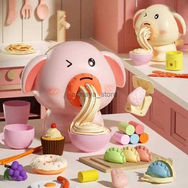 Küchen Spielen Lebensmittel Schwein Form 3D Plastilin Form Modellierung Ton Nudel Maker Diy Kunststoff Spielen Teig Werkzeuge Sets Spielzeug Eis farbe Ton für Kinder toy1L23116