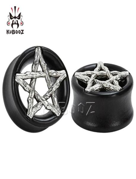 Kubooz ahşap abanoz pentagram kulak delme fiş tünelleri gövde takı küpe göstergeleri genişletici sedye tüm 825mm 32pcs255v7153849