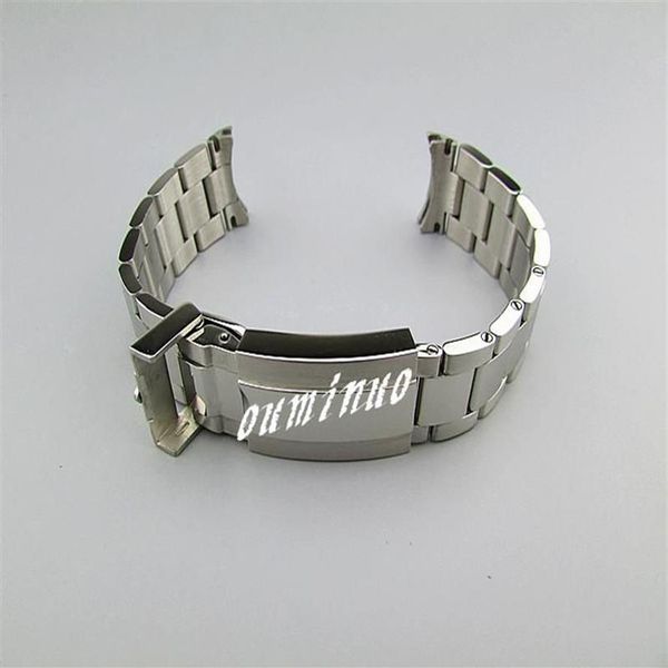 20 mm Schnalle, 16 mm, hochwertig, poliert, gebürstet, reines, massives Edelstahl-Armband für SOLEX wat301M2672