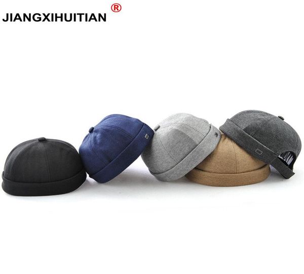 Brimless Cotton Cap für Männer Frauen Street Dance Skull Caps Gorras Para Hombre Hip Hop Hut verstellbare Chapeau Baseball Hats1830211