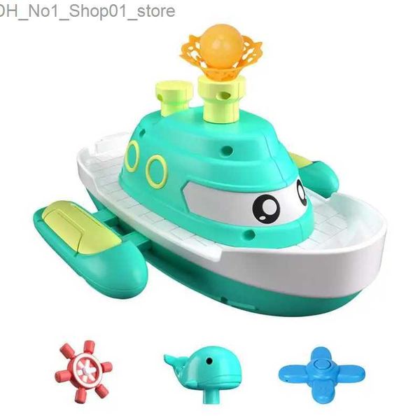 Toys da bagno Spray Bare Bath Toy Acqua Luminio Proiezione a forma di bagno Giochi da bagno per bambini Toys per vasche per vasche d'acqua Impossibile a doppio strato Q231212