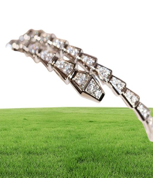 2020 Heißer Verkauf Luxuriöses Armband in hochwertiger Form mit funkelndem Diamanten in Platin und Roségold plattiert Damen Partyschmuck Geschenk PS34237823901