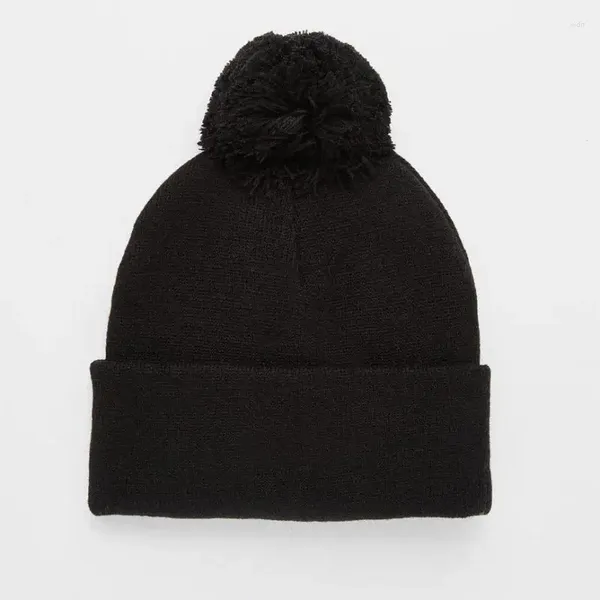 Beralar Kadınlar İçin Örme Şapkalar Erkekler Kış Şapkası Kapak Unisex Beanies Ponpon Top Kafatasları Sıcak Kapaklar Gorros Kemik Kadın