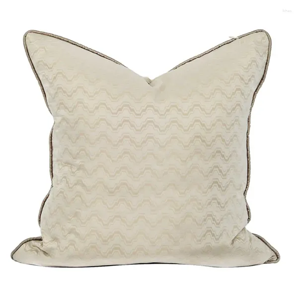 Travesseiro moda bege abstrato geométrico decorativo lance travesseiro/almofadas caso 45 50 europeu elegante capa decoração de casa