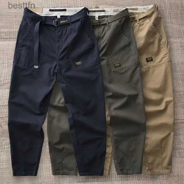 Calças masculinas calças de carga calças masculinas joggers calças estilo militar 2023 nova marca roupas masculinas calças esportivas para calças masculinas l231212