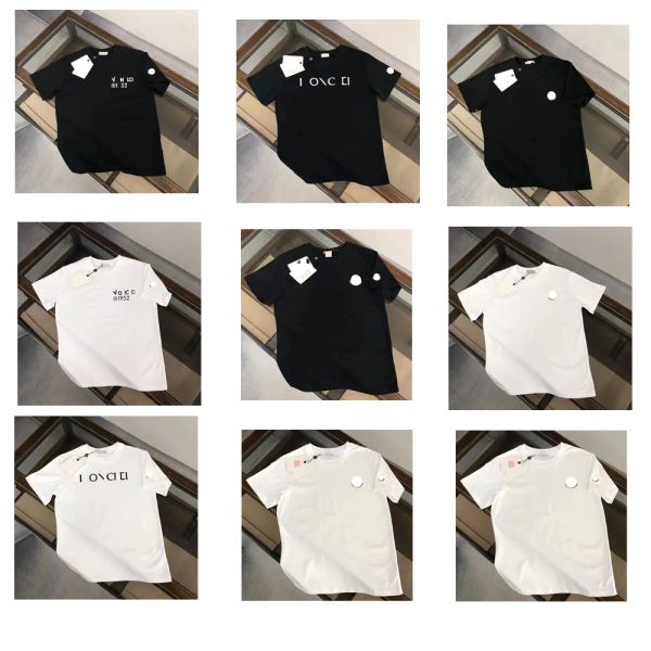 5xl maglietta oversize magliette all'ingrosso di alta qualità maglietta di marca di lusso 4xl 3xl plus size abbigliamento uomo maglietta grafica oversize nero bianco Le