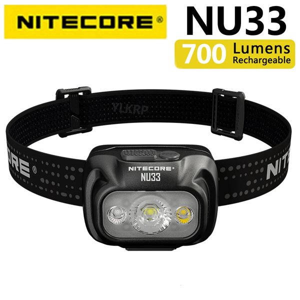 Andere Sportartikel Nu33 700 Lumen Triple Light Source -Scheinwerfer unterstützen USB -Ladung 231211