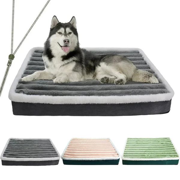 Penne per canili Letto per cani per tappetino per cani di grandi dimensioni con cerniera Letto per animali Tappetino per cani per materassino per animali di taglia media Materasso ortopedico in memory foam per tappetino per animali domestici 231212