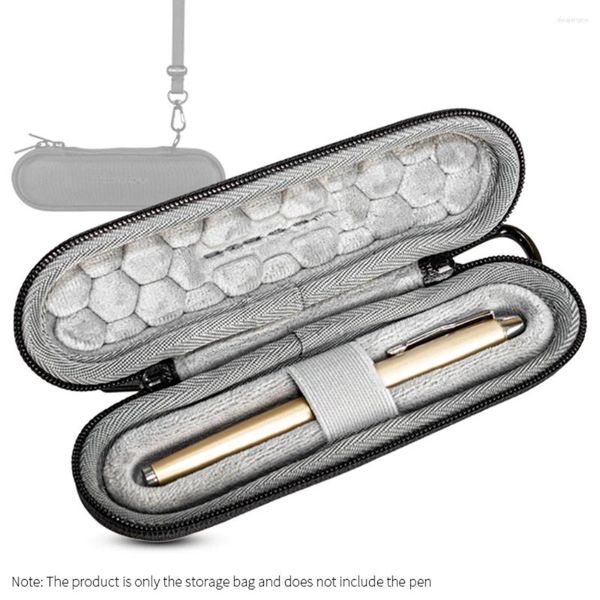 Bolsa de armazenamento de caneta tinteiro de eva dura para parker/pelikan//piloto/herói/bernard shaw caixa portátil lápis estojo de transporte de viagem