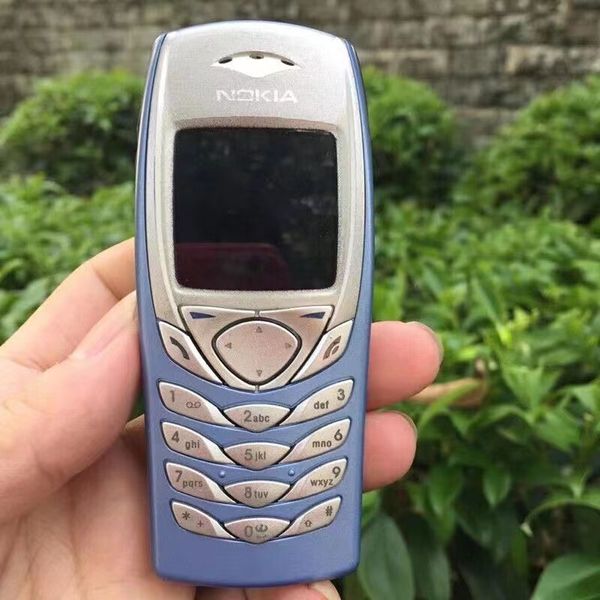 Telefones celulares originais Nokia 6100 2G para o telefone da classe do Antigo Old Man.