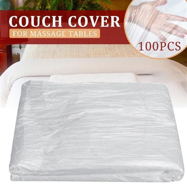 Capas de mesa descartáveis, 100 peças, capa de sofá para mesas de massagem, pano, tratamento de beleza, proteção de depilação, cama leve, folha2862