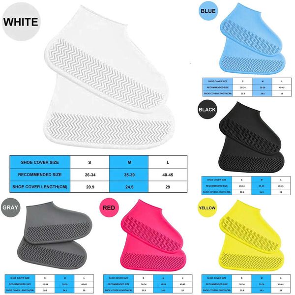 Novos sacos de armazenamento 1 par de silicone impermeável sapato cobre reutilizáveis antiderrapante borracha botas de chuva overshoes acessórios para o dia chuvoso ao ar livre