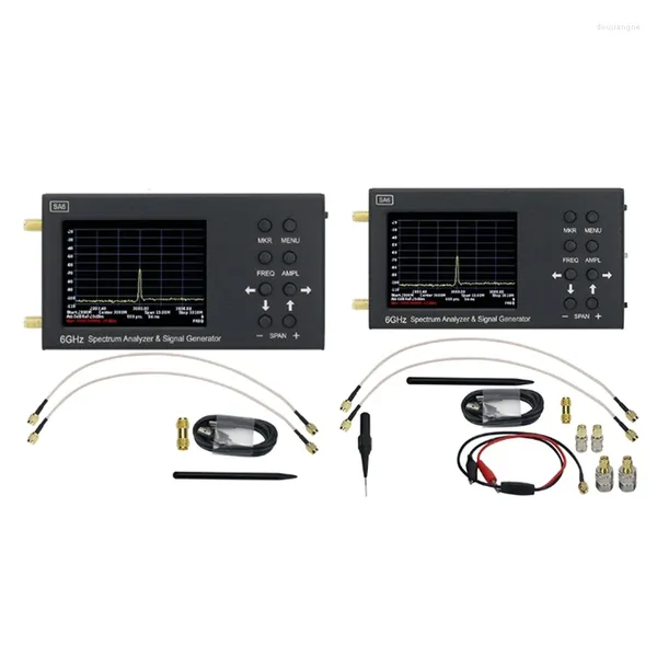 Gerador de sinal portátil portátil, 6ghz, analisador de espectro, wi-fi, 2g, 4g, lte, cdma, gsm, gprs, bds, glonass