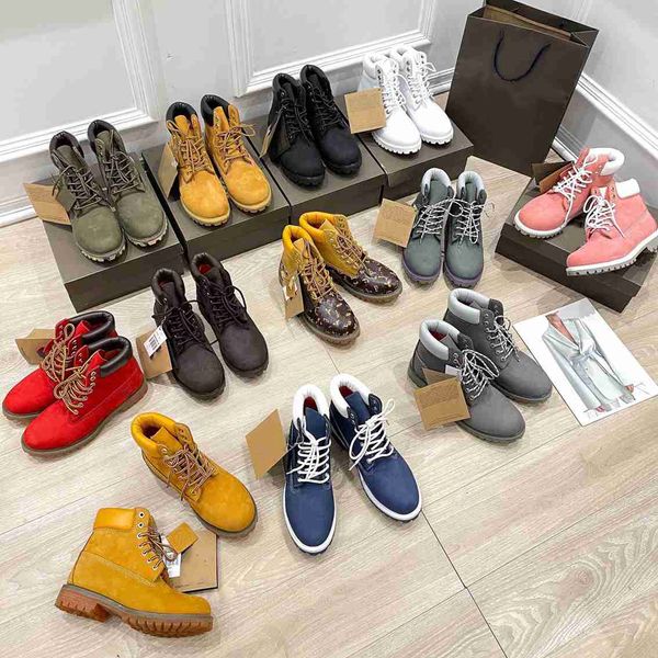 Men Anexo direto 6 Designer de botas de trabalho à prova d'água PRO MOLO DIRETO APRENHA CONHECIMENTO NUBUCK Tradicional Lace Up Sapatos femininos Botas casuais marrons escuros Tamanhos 35-45