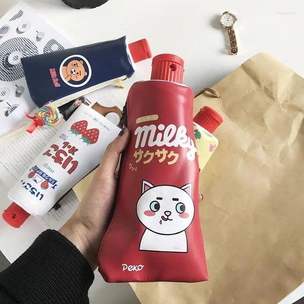 Bleistift Tasche Zahnpasta Box Und Spitzer Kawaii Lagerung Weibliche Student Geschenk Schule Liefert Koreanische Schreibwaren