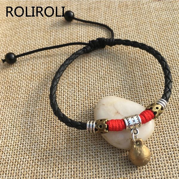 Tornozeleiras sino tornozeleira corda artesanal tornozelo pulseira homens moda jóias acessórios tocando sons perna pulseira vintage ornamento 231211