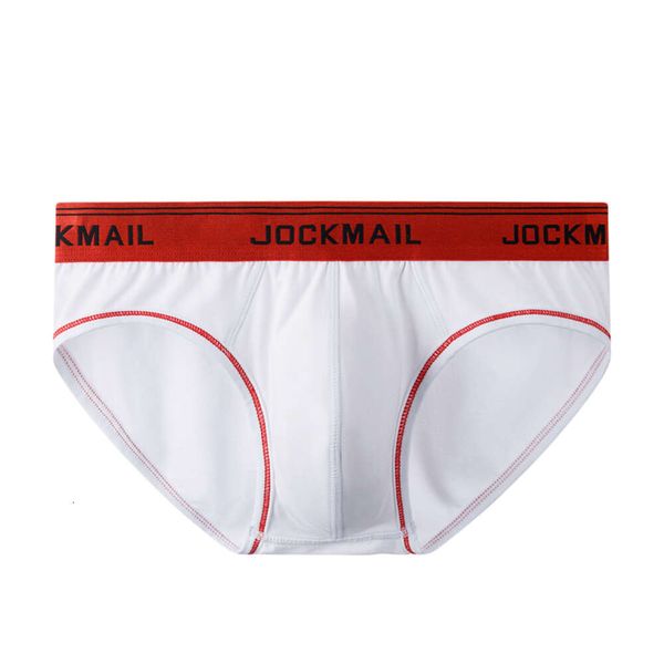 Jockamil moda sexy roupa interior masculina sem costura cuecas de algodão shorts respirável calças esportivas cintura baixa troncos de natação