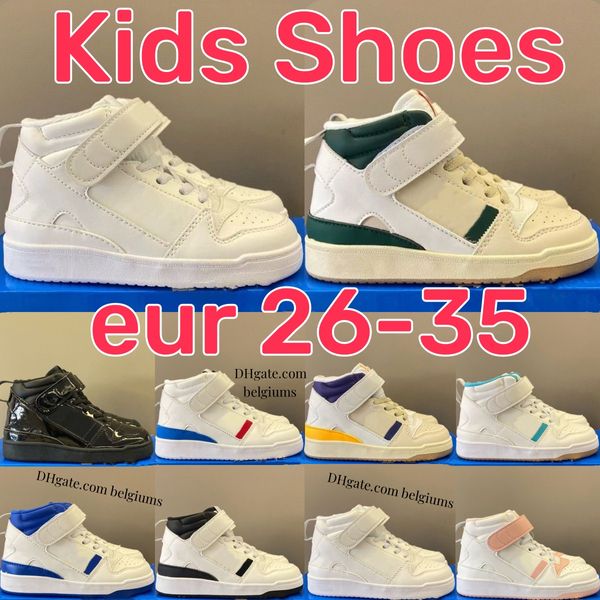 84er Kinder-Sneaker, 84, hohe Kleinkinderschuhe, Jungen- und Mädchen-Turnschuhe, Kinder- und Jugendschuh, Collegiate-Lila, Collegiate-Gold, Grün, Rot, Schwarz, Weiß, Rosa, Blau, Größe EUR 26–35