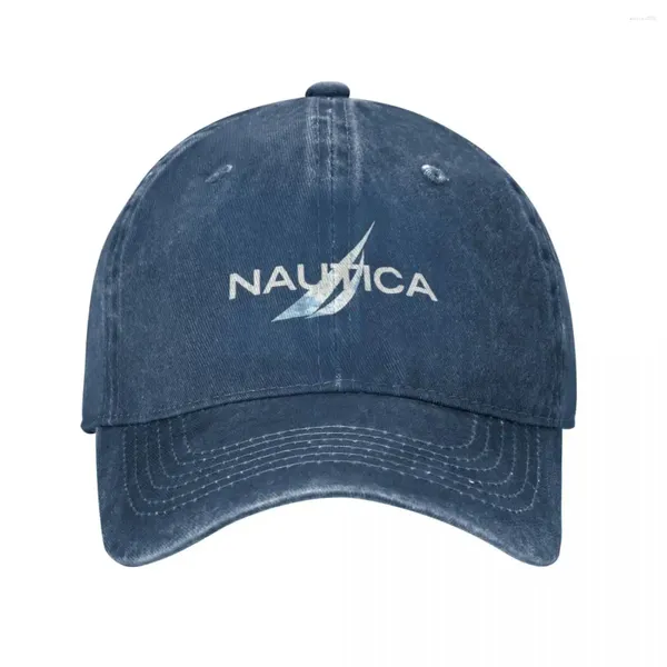 Top Caps Siyah Nadir Vintage Surf-Nautica Logos Beyzbol Kapağı Beyefendi Şapkası Yürüyüş Vizör Erkek Kadınlar