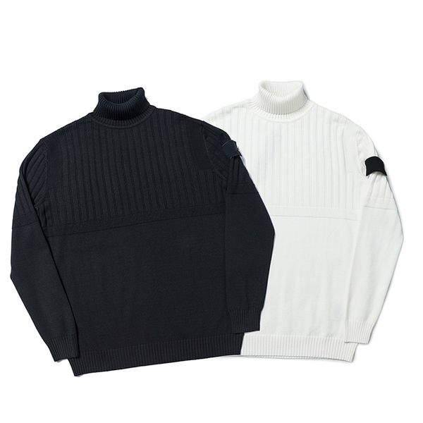 Männer Bottoming Tops Herbst Schlanke Pullover Warme Herbst Rollkragenpullover Schwarz Pullover Kleidung Topstoney Mann Baumwolle Gestrickte Pullover Männliche Pullover ST-1961