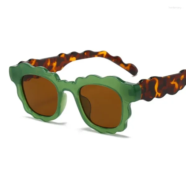 Солнцезащитные очки модные нестандартные квадратные женские желеобразные оттенки UV400 с прозрачным градиентом мужские солнцезащитные очки уникальные уличные очки