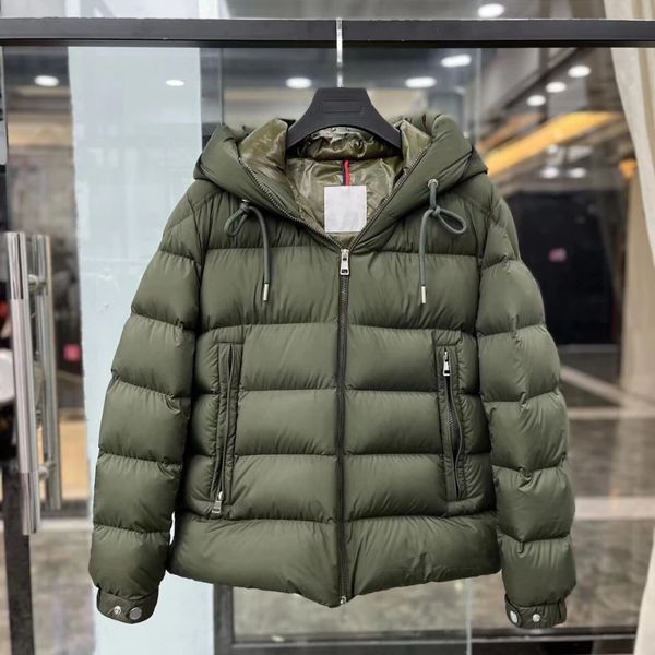 Mens Down Parkas Winter Goose Jacket Engrossado Quente À Prova D 'Água 90% Enchimento Confortável Versátil Casaco 231212