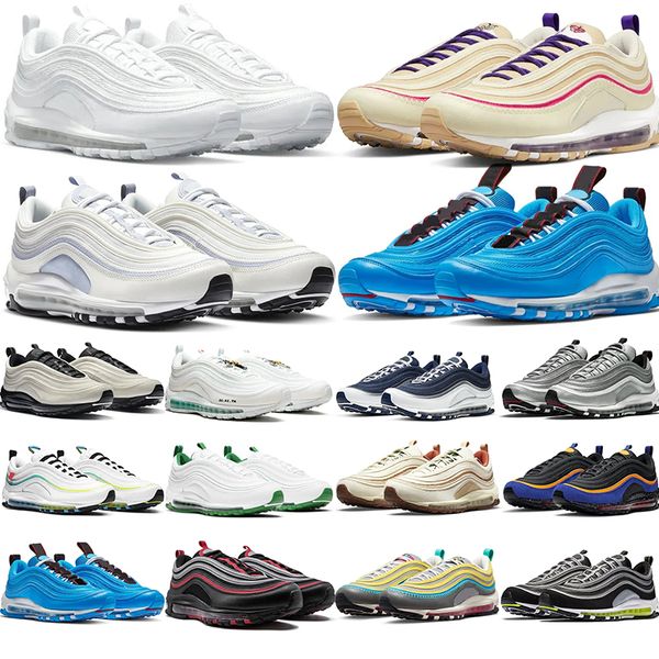 designer che gestiscono scarpe sportive sportive triplo bianco nero blu scuro rosso grigio verde oliva arancione per uomini donne spedizioni all'aperto per le scarpe da ginnastica 36-45