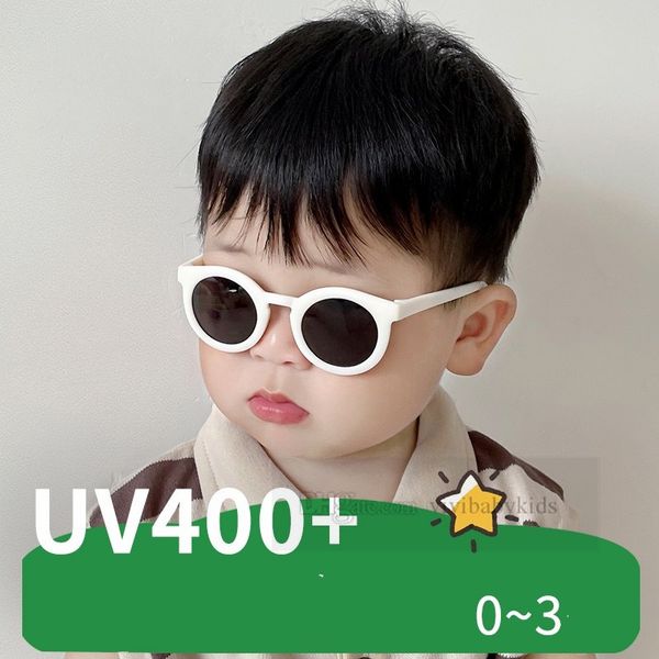 Baby-Sonnenbrille mit rundem Rahmen, Kleinkinder, Kinder, Sonnenschutzbrille, Kleinkinder, Jungen und Mädchen, UV 400, polarisierte Brillen, Sonnenschutz Z5973