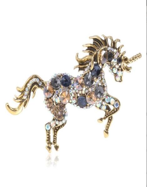 Spille Spille Cindy Xiang Strass Grande Drago Per Le Donne Vintage Colorf Zodiaco Animale Pin Cinese Feng Accessori Invernali DropDhxts5333019