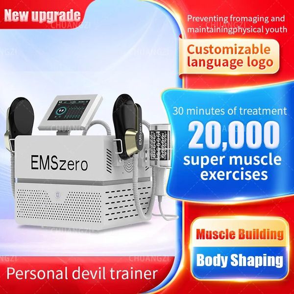 Quente 14 tesla hi-emt emszero máquina nova rf nova com estimulação radiofrequência alças opção rolo massageador salão de beleza