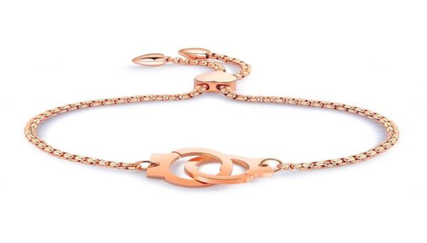 Charme pulseiras moda aço inoxidável mini algema pulseira de alta qualidade criativa senhora rosa ouro jóias presente 3gs9541706614