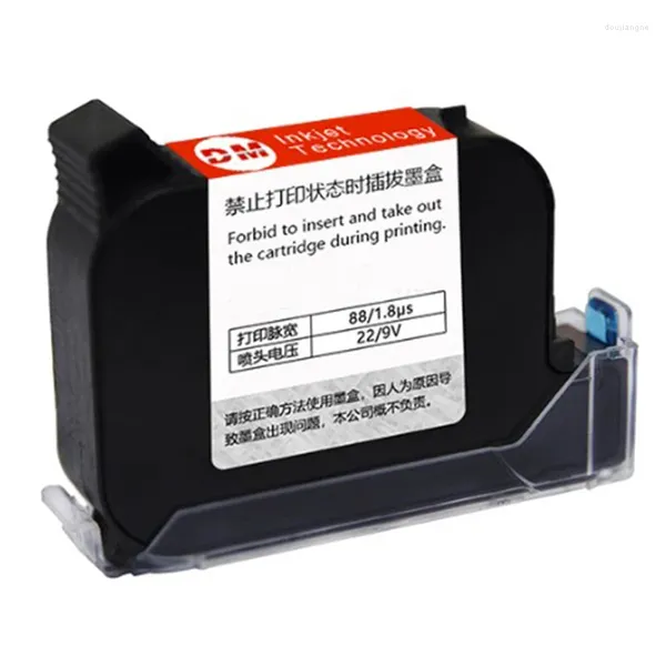 25,4 mm 1 Zoll Lösungsmittel-Farbtintenpatronen für Handheld-Tintenstrahldrucker mit Ablaufdatumscode, Online-Drucker-Jet-Patrone