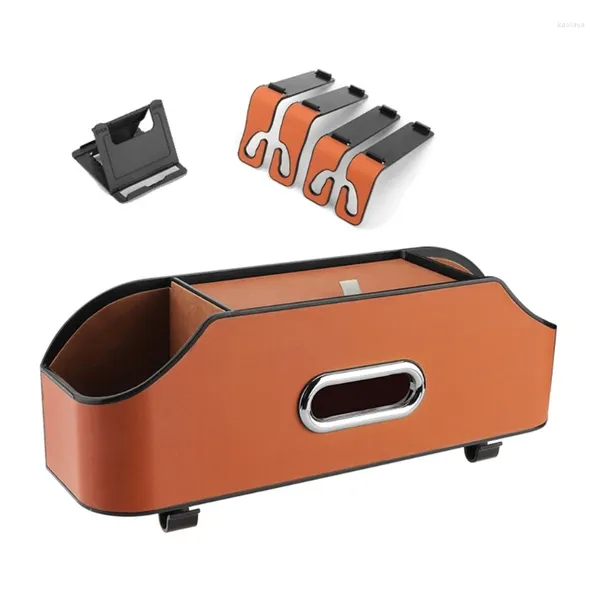 Auto Organizer Rücksitz mit Tissue Box Tablet Ständer Tasse Halter Auto Lagerung K0AF