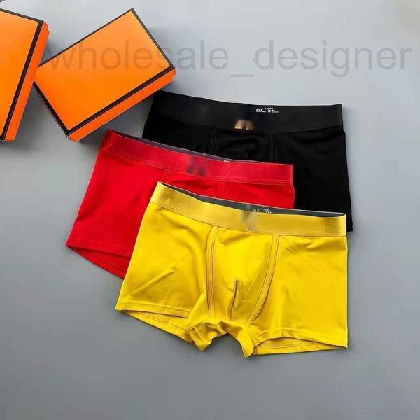 Mutande Designer Nuova biancheria intima da uomo in puro cotone di fascia alta, tendenza comoda e traspirante, boxer da uomo personalizzati LD5Q