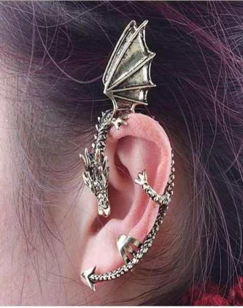 Boucles d'oreilles pop, boucles d'oreilles à clous, personnage individuel à la mode, clip d'oreille de dragon ancien, 66899471988611