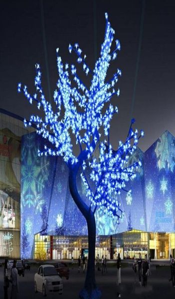 Brilhante led flor de cerejeira árvore de natal iluminação à prova dwaterproof água jardim paisagem decoração lâmpada para festa de casamento suprimentos de natal7082807