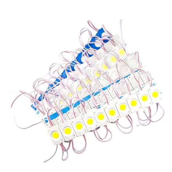 2 moduli LED COB a iniezione da 4 W luci pubblicitarie DC12V rosso verde blu giallo bianco caldo modulo LED IP65 impermeabile 232k