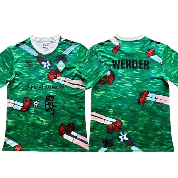 Eğitim Takımları 2023 2024 Werder Bremen Futbol Formaları Marvin Ducksch Leonardo Bittencourt Black Green 23/24 Friedl Pieper Futbol Gömlek Top Özel EDITE