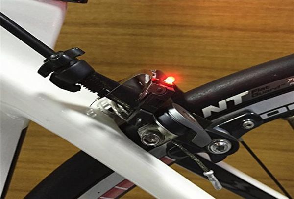 Portátil mini luz de freio da bicicleta montagem cauda traseira luz ciclismo led luz alto brilho à prova dwaterproof água vermelho led lamp3179519