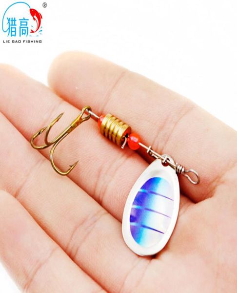 Yemler Spor Açık havada 6cm 25g sazan balıkçılık cazibesi titreşim yem spinner kaşık lures dönen metal pullu wobbler tiz ho3313120