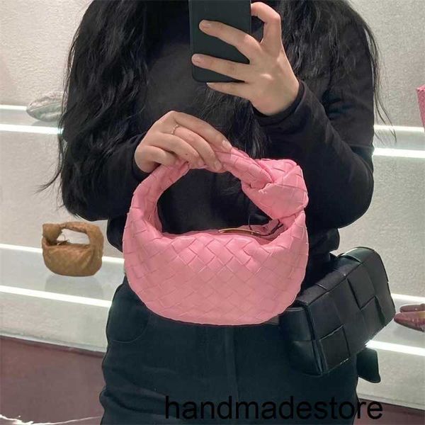 Little Venetaabottegaa Bolsa Luxurys Carpa Pele de Carneiro Italiana Tecido Mini Jodie Bolsa Feminina